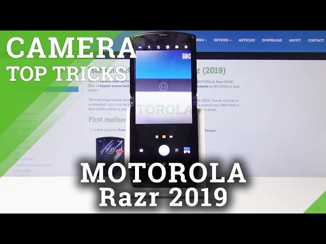 Video thumbnail for Camera Top Tricks MOTOROLA Razr (2019) – Best Camera Tips