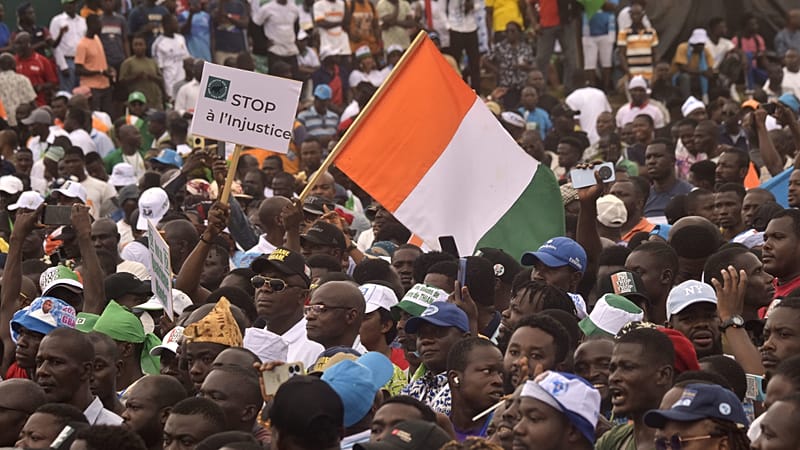 Video thumbnail for Six jailed Ivory Coast opposition party officials freed after months in detention