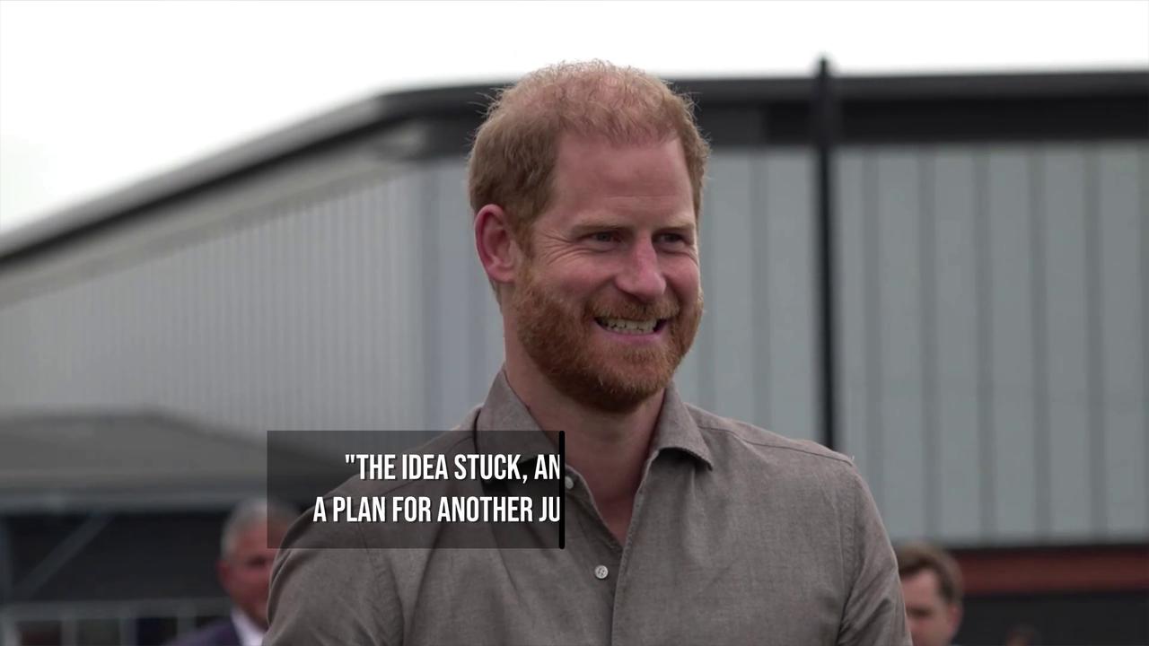 Video thumbnail for Prince Harry announces first public engagement since returning to UK.