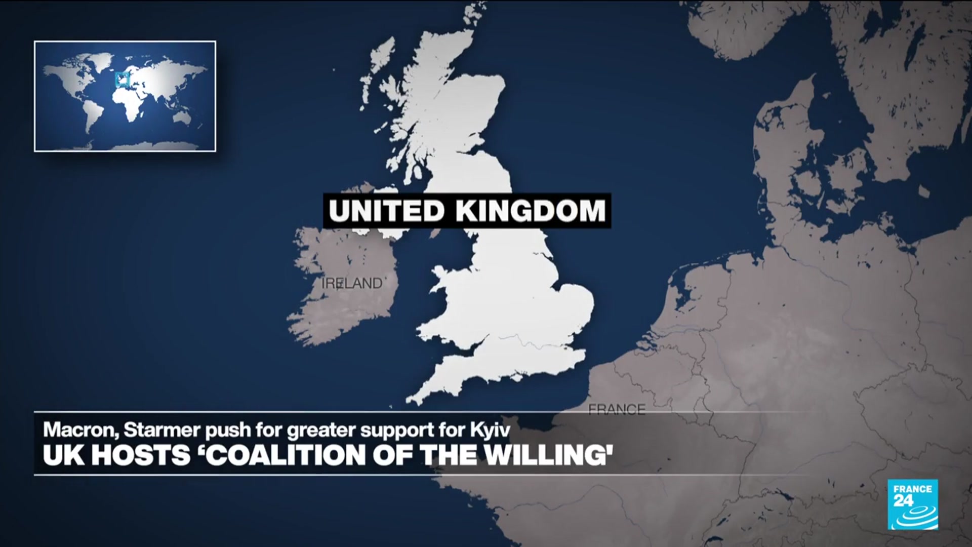 'Video thumbnail for Macron, Starmer push for greater support for Ukraine'