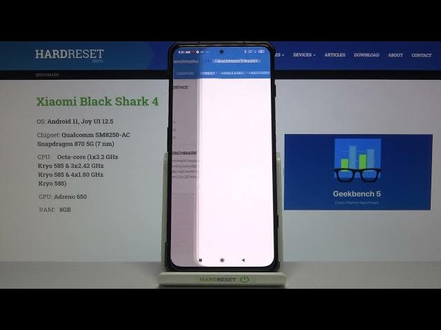 Video thumbnail for Xiaomi Black Shark 4 - Geekbench 5 Snapdragon 870 Performance Test