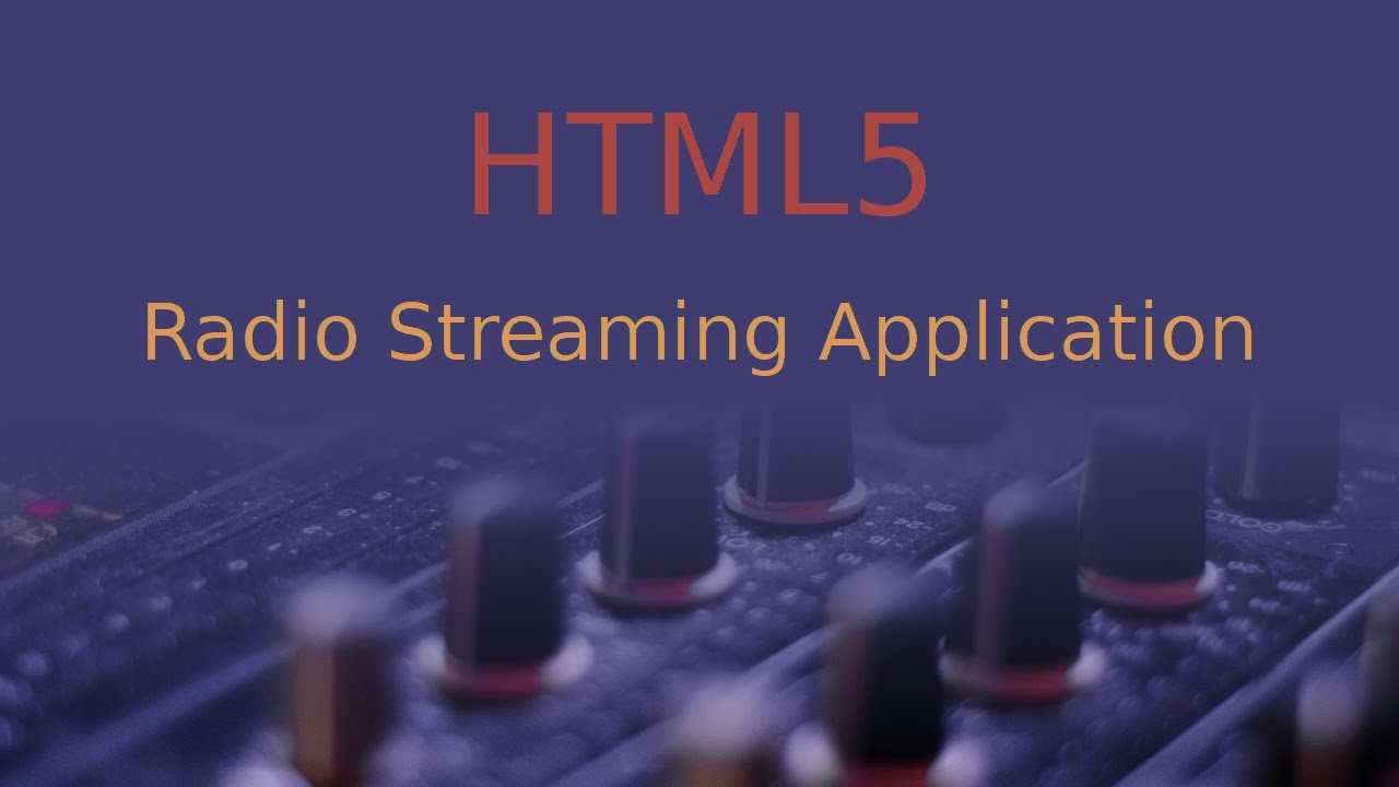 Video thumbnail for Making an HTML5 Radio Web Application