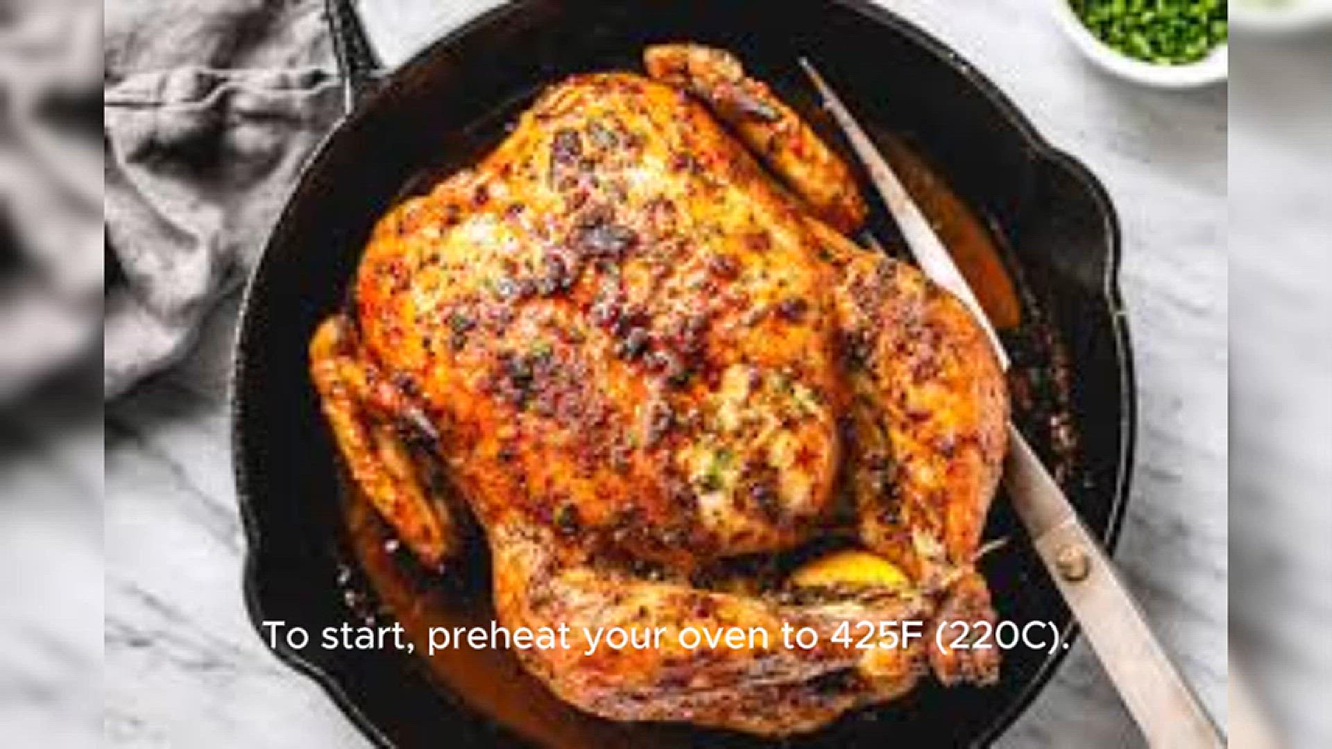 Video thumbnail for Roast Chicken Recipe