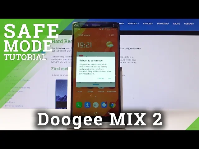 Video thumbnail for Safe Mode in DOOGEE Mix 2 - Diagnostic Mode
