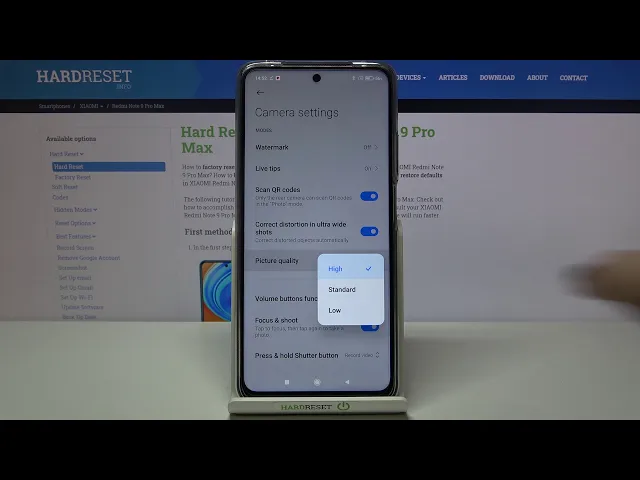 Video thumbnail for Picture Quality on XIAOMI Redmi Note 9 Pro Max – Change Image Quality