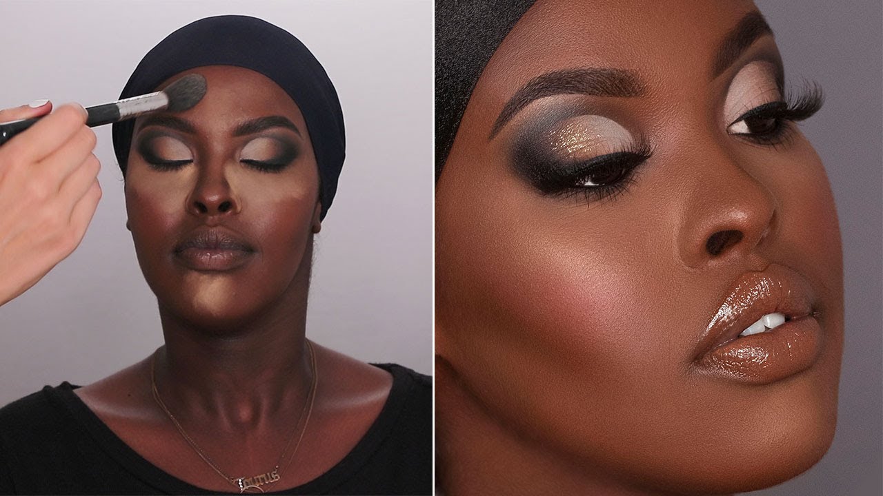 Video thumbnail for GLAM MAKEUP TRANSFORMATION ON DARK SKIN | An Knook