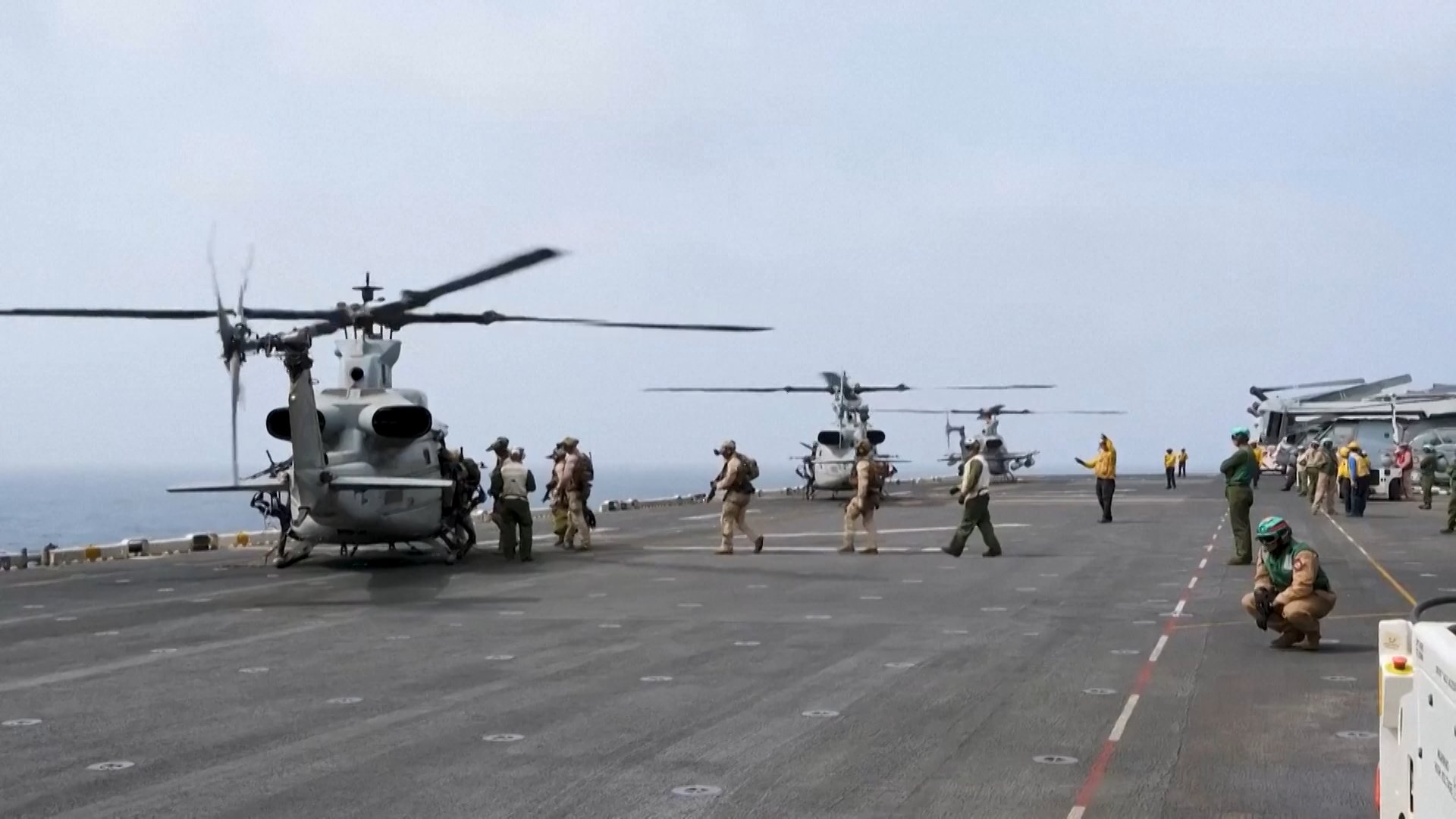 Video thumbnail for US military disables tanker accused of breaking the Iran blockade