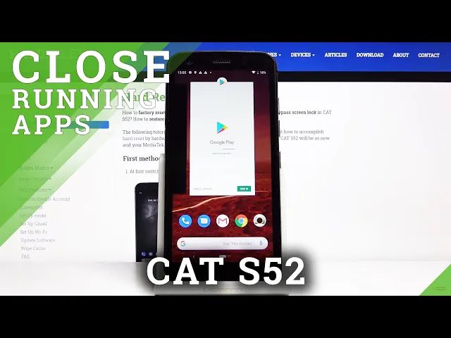 Video thumbnail for How to Turn Off Running Apps in CAT S52 – Disable Running Apps in Background