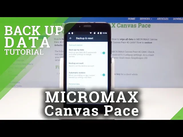 Video thumbnail for How to Enable Google Backup in MICROMAX Canvas Pace - Save Data in Google Server