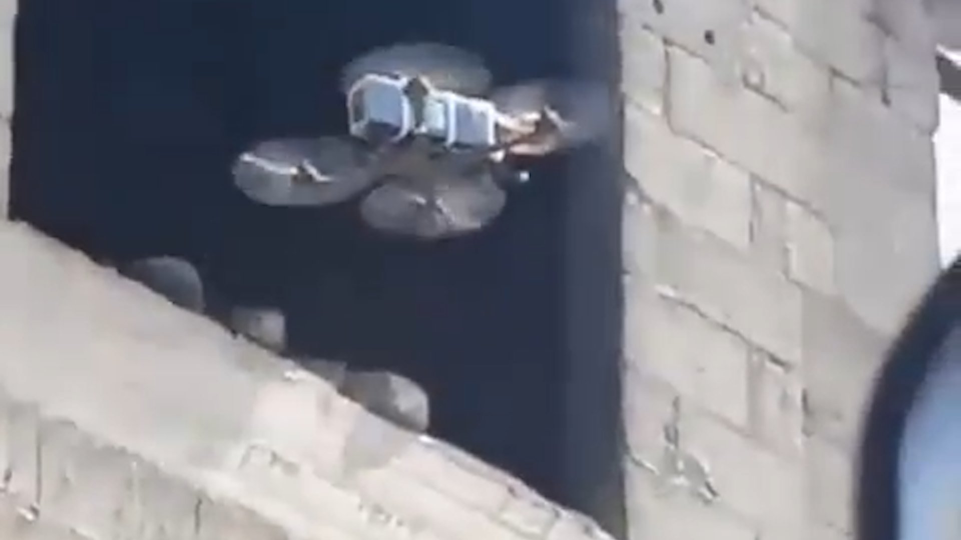Video thumbnail for Israeli quadcopter terrorises homes in Gaza City