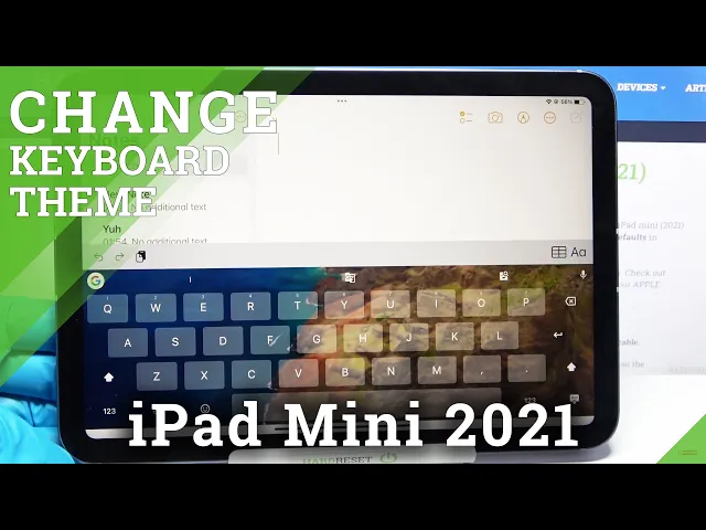 Video thumbnail for How to Change Keyboard Theme on  iPad Mini 2021 - Set Up Keybaord Theme