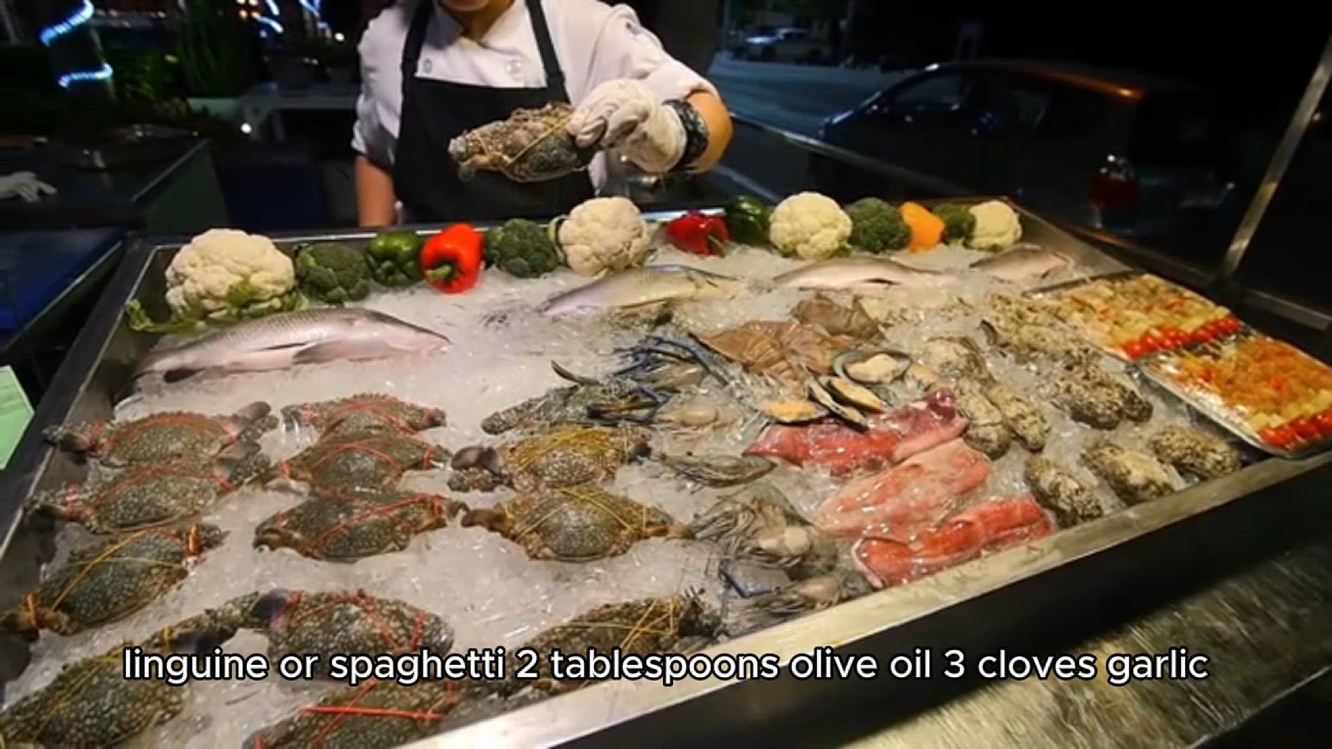 Video thumbnail for Seafood pasta