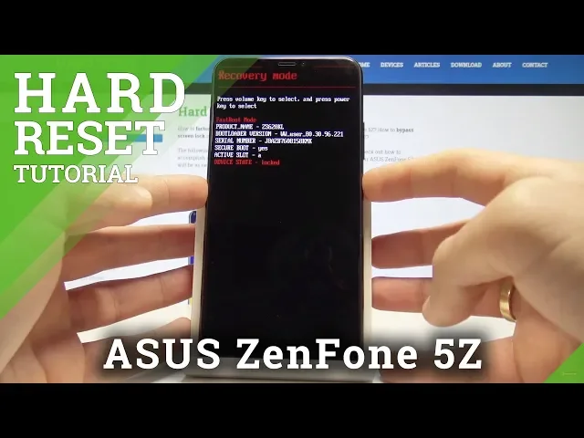 Video thumbnail for Hard Reset ASUS ZenFone 5Z - Remove Screen Lock / Factory Reset by Recovery Mode