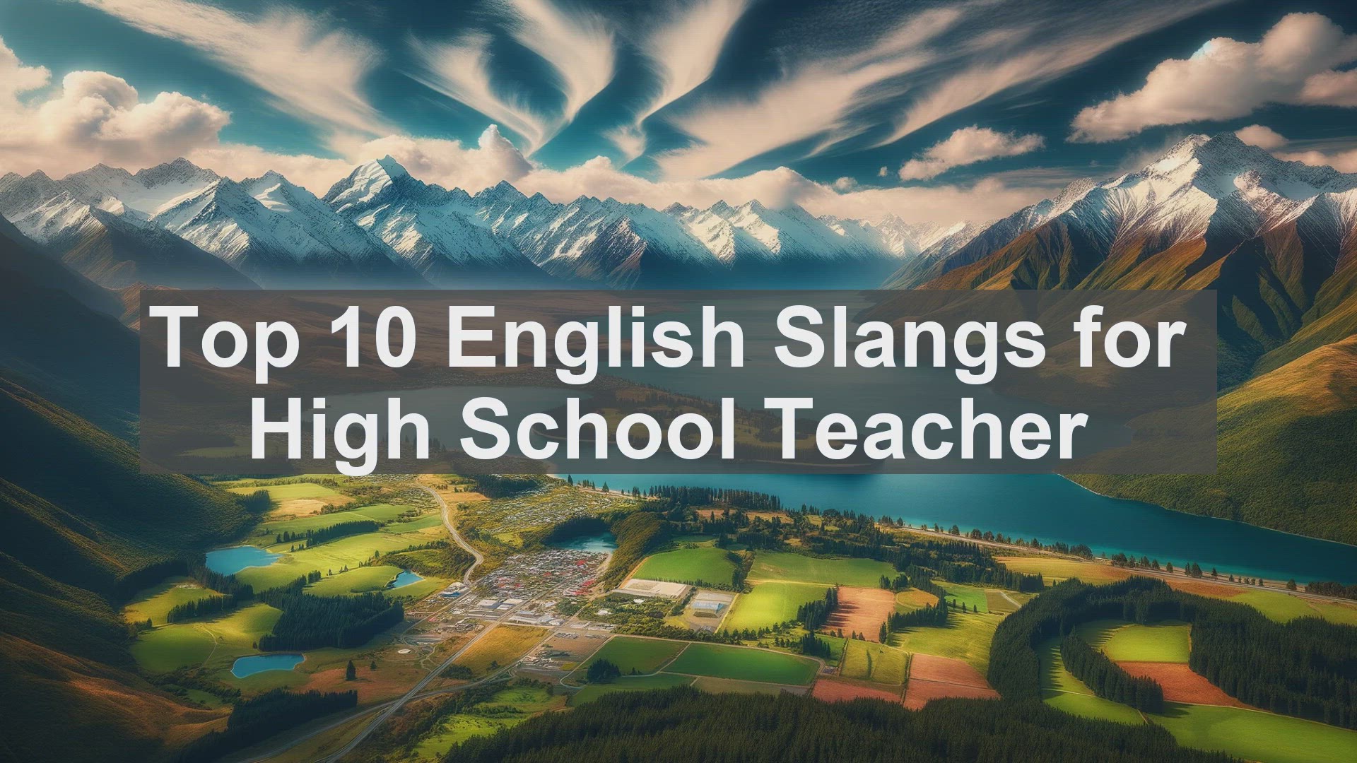 'Video thumbnail for Top 10 English Slangs for High School Teacher'