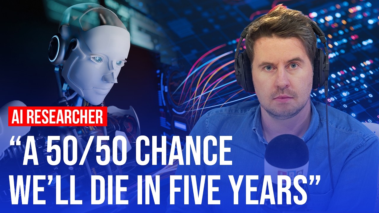 Video thumbnail for Worst case scenario? Human extinction, warns ex-AI researcher