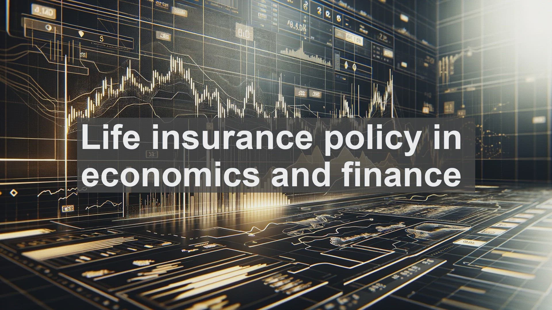 'Video thumbnail for Life insurance policy in economics and finance'
