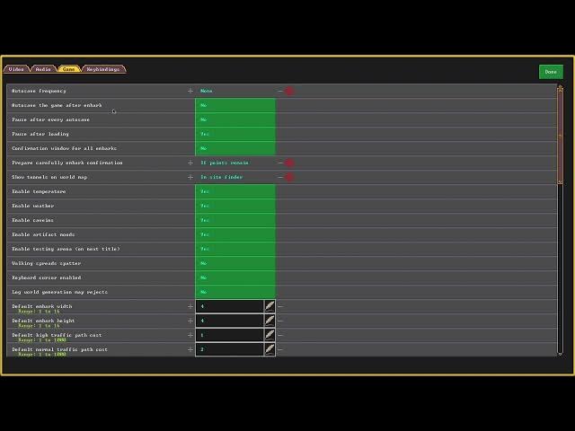 Video thumbnail for Dwarf Fortress - How To Change Auto Save Frequency