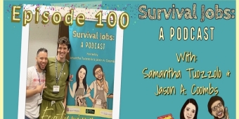 Video thumbnail for Video: Survival Jobs Celebrates 100th Episode with Michael Urie & Robin de Jesús