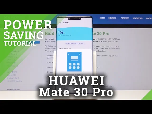 Video thumbnail for How to Enable Power Saving Mode in HUAWEI Mate 30 Pro - Extend Battery Life