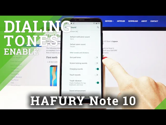 Video thumbnail for How to Change Dial Pad Tones on HAFURY Note 10 – Sound Settings