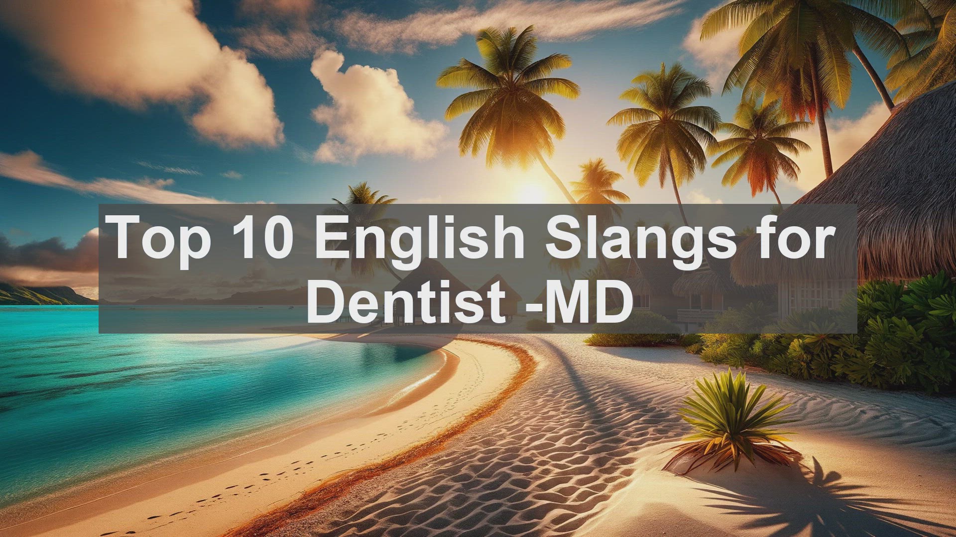 'Video thumbnail for Top 10 English Slangs for Dentist MD'