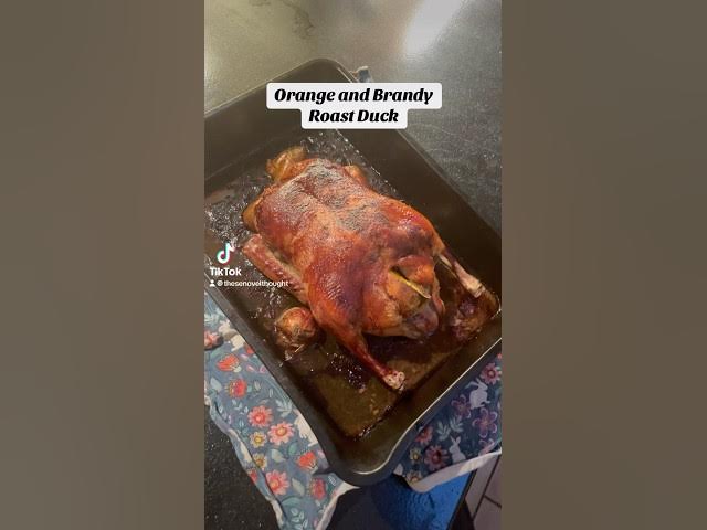 'Video thumbnail for Orange and brandy roast duck - an easy & delicious turkey alternative for thanksgiving or Christmas'