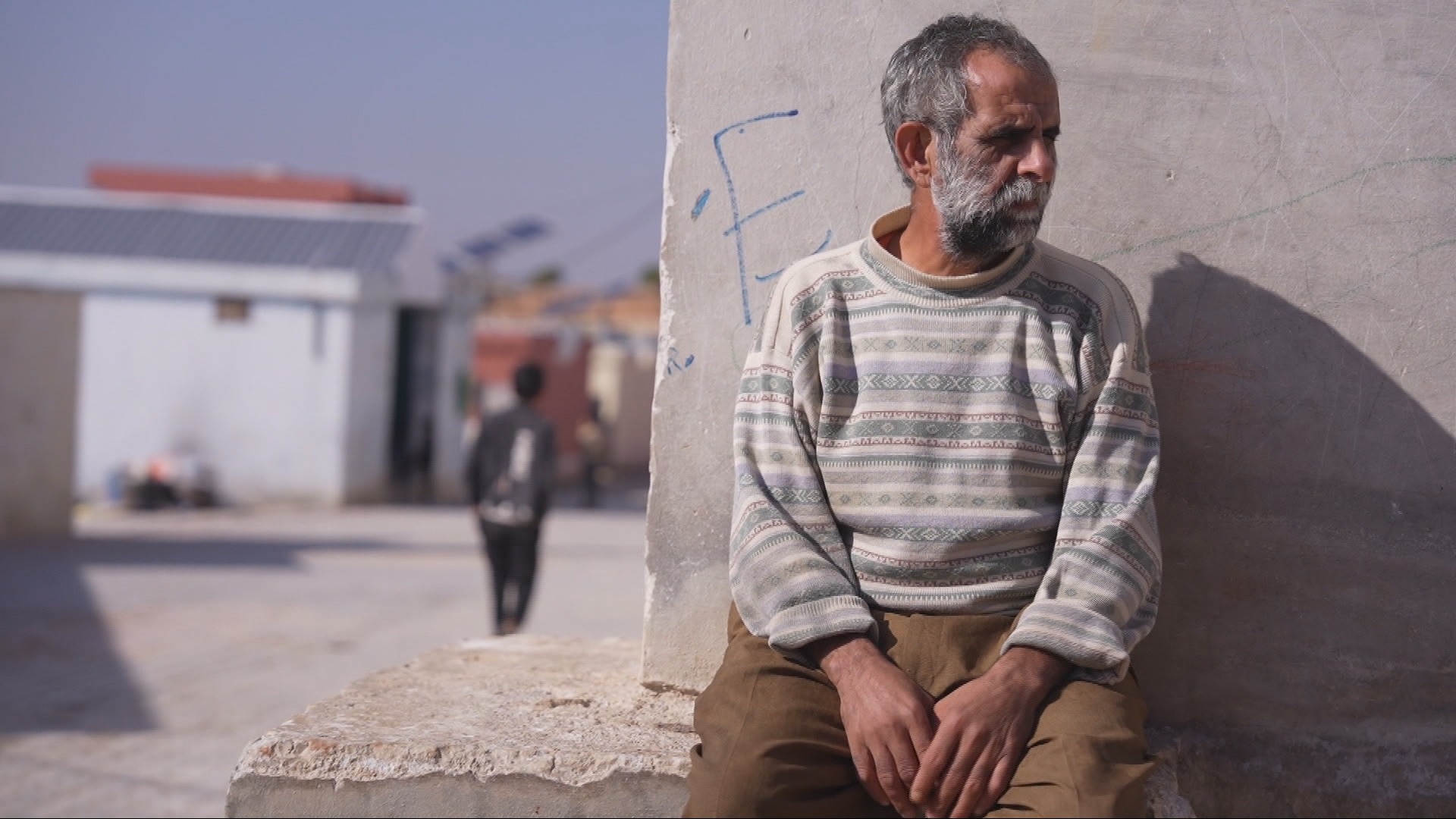 Video thumbnail for Blind residents of Syria’s ‘camp of light’ battle freezing winter without aid