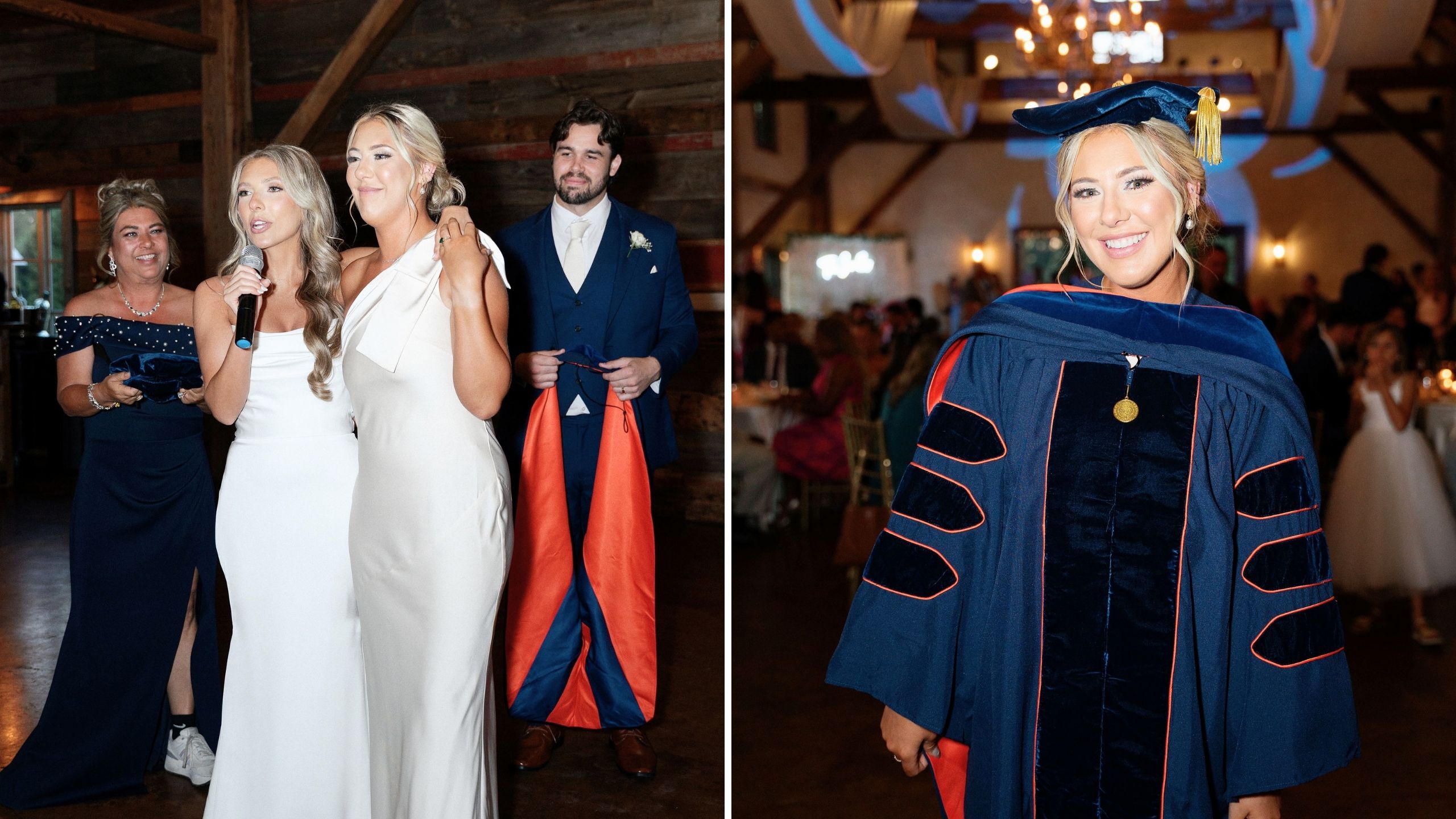 Video thumbnail for Bride Surprises Sister Who Missed Graduation For Her Wedding With Cap And Gown