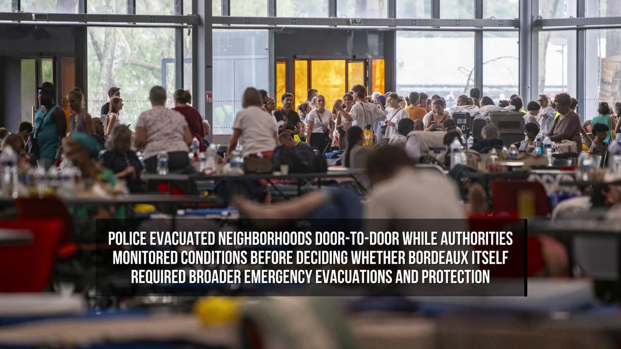 Video thumbnail for Wildfires Advance Toward Bordeaux as France and Spain Battle Massive Blazes.