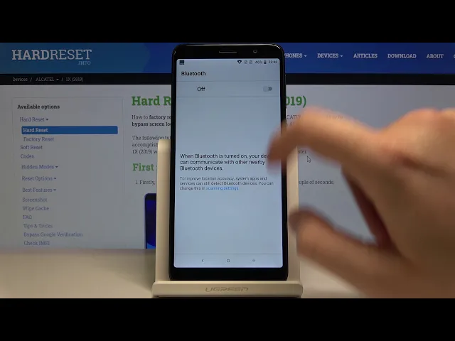 Video thumbnail for How to Connect Alcatel 1X 2019 via Bluetooth – Operate Connection Settings