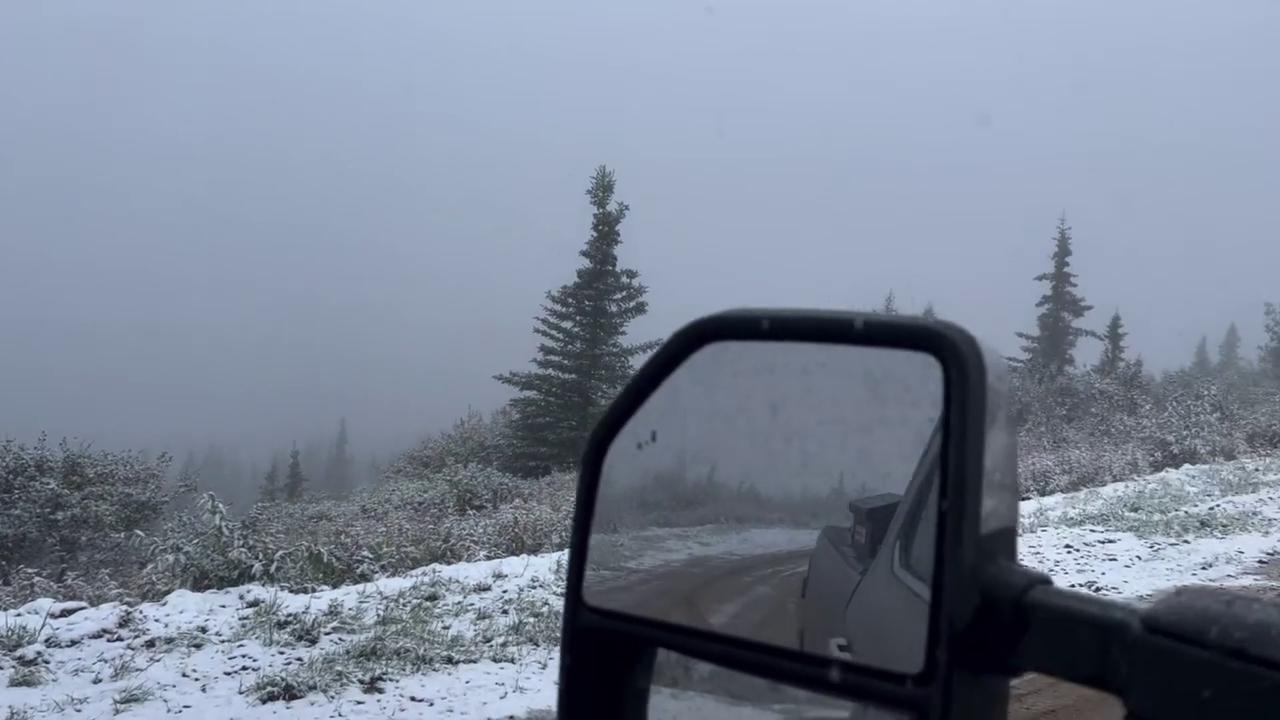 Video thumbnail for US: Snow Sweeps Northern Alaska As Winter Like Conditions Blanket Higher Ground.