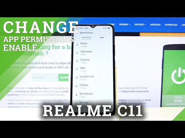 Video thumbnail for How to Manage App Permissions in REALME C15 – Find App Section