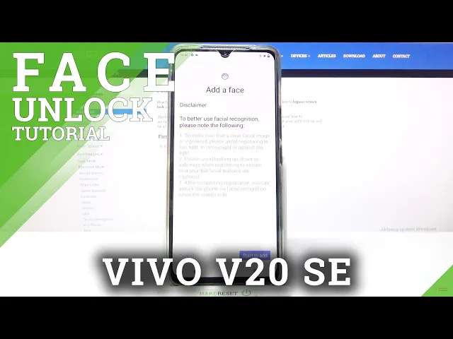 Video thumbnail for How to Set Up Face Unlock on VIVO V20 SE – Use Face Recognition