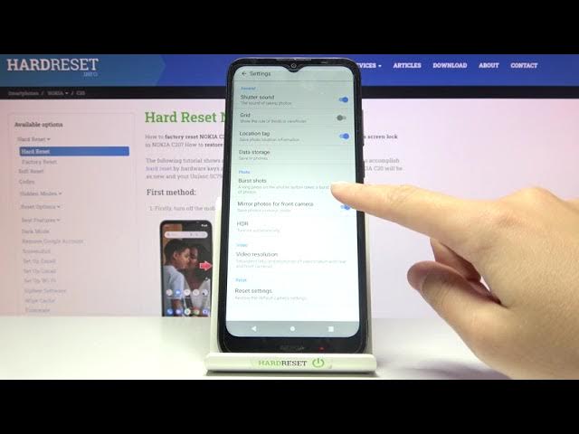 Video thumbnail for How to Take Burst Shot  – Convert Serial Photos on NOKIA C20