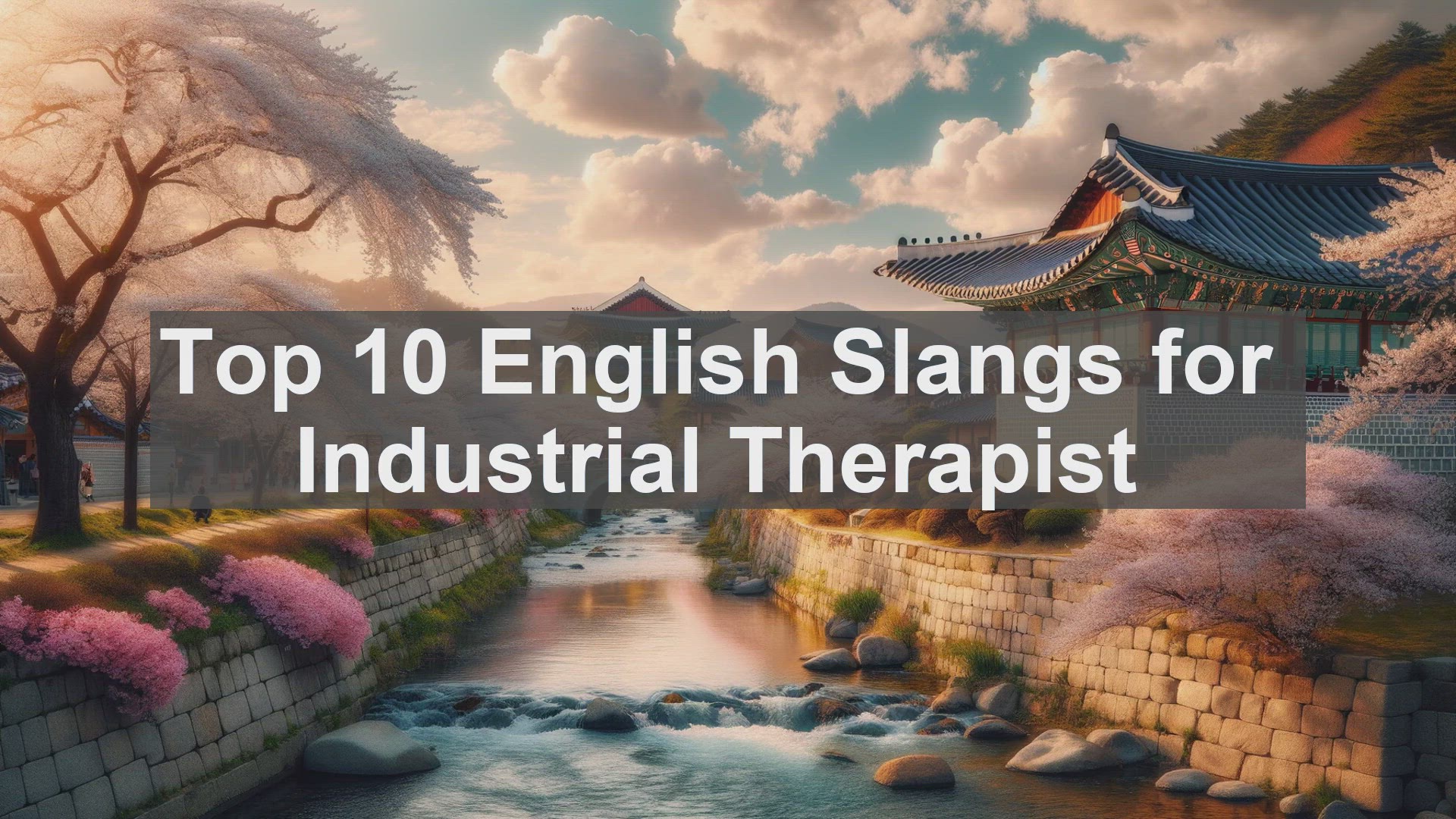 'Video thumbnail for Top 10 English Slangs for Industrial Therapist'
