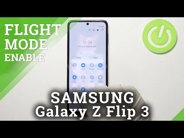 Video thumbnail for How to Turn On / Off Airplane Mode in Samsung Galaxy Z Flip 3?