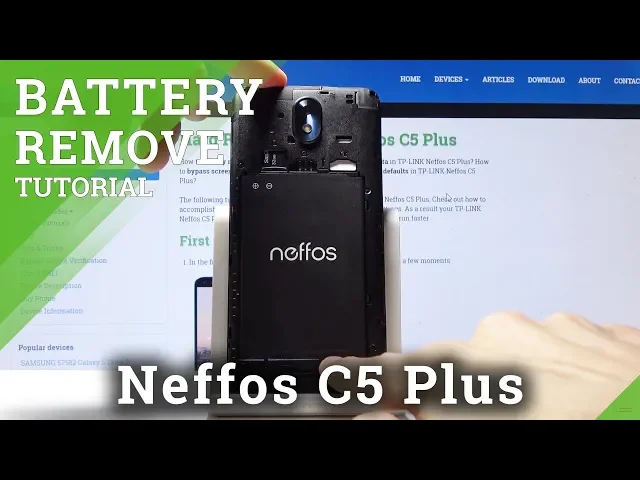 Video thumbnail for How to Remove Battery in TP-LINK Neffos C5 Plus - Soft Reset / Force Restart
