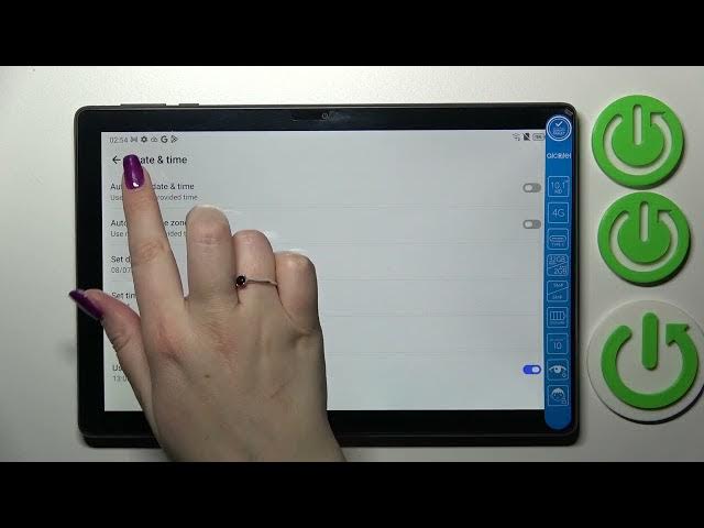 Video thumbnail for How to Disable Auto Date and Time in ALCATEL 3T 10 4G - Pick Date & Time