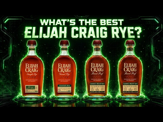 Video thumbnail for Elijah Craig Rye Whiskey Flight - Toasted Rye & Barrel Proof A925 vs B526