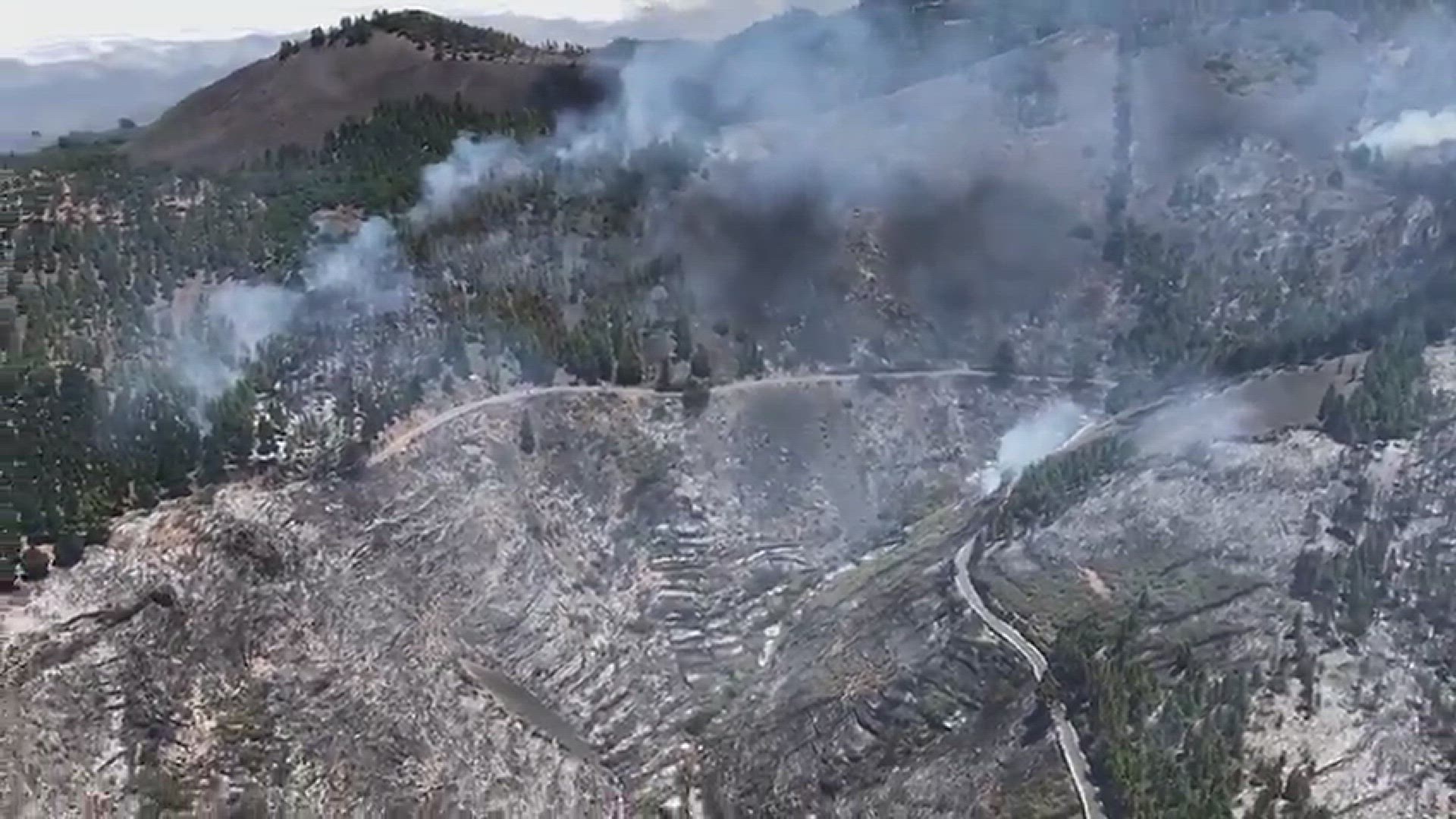 'Video thumbnail for Waldbrand in Artenara im August 2019 Video 4'