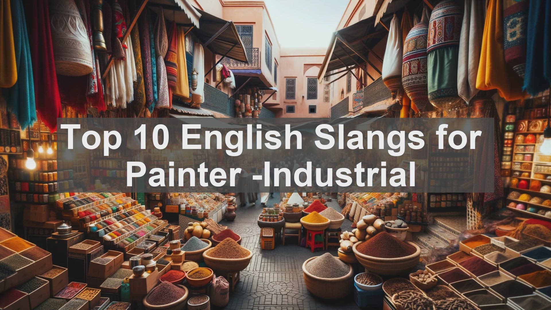 'Video thumbnail for Top 10 English Slangs for Painter Industrial'