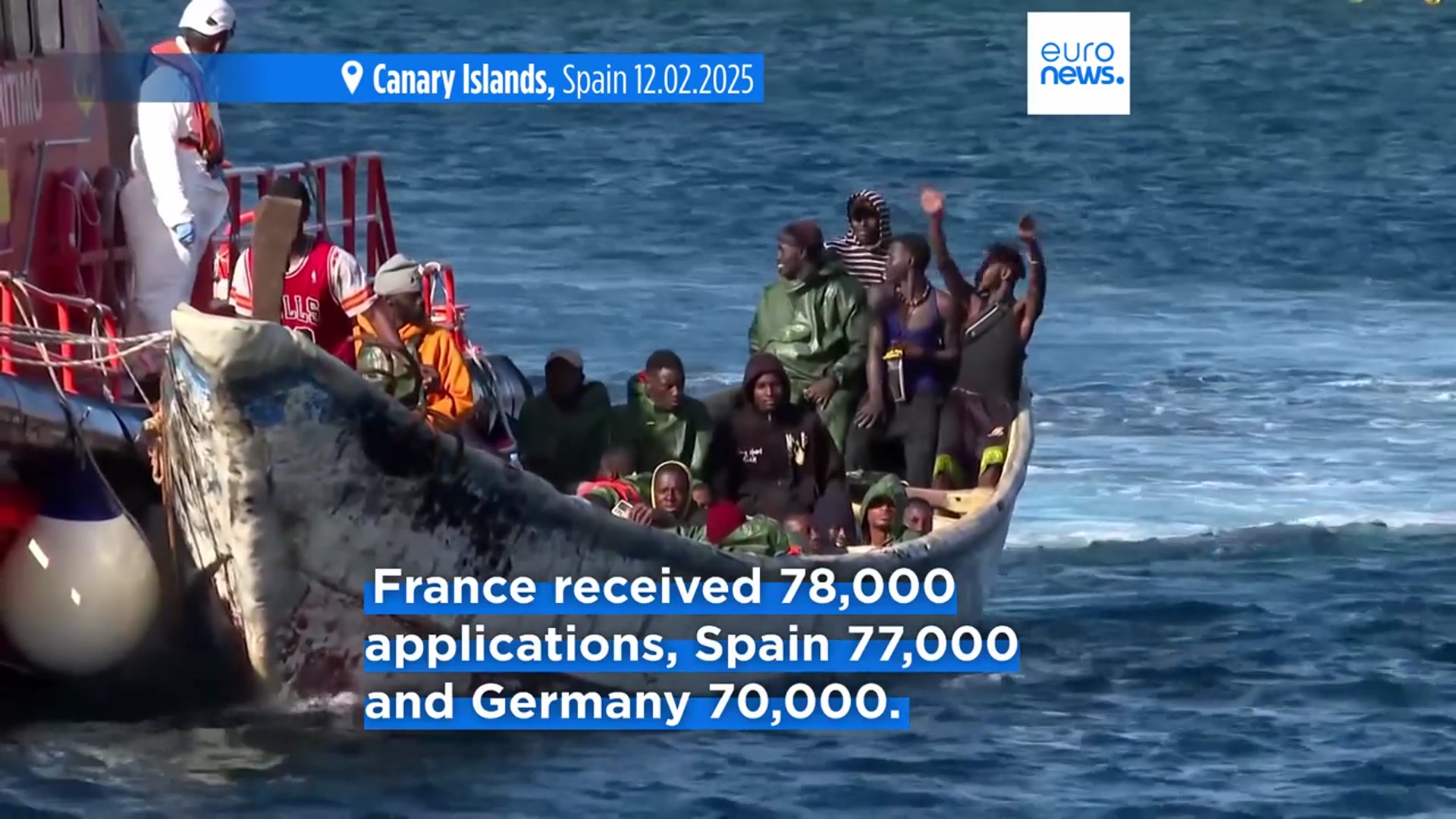 'Video thumbnail for Germany loses top spot for EU country with the most asylum requests'