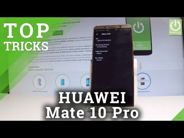 Video thumbnail for HUAWEI Mate 10 Pro SECRET MENU / CODES / TRICKS