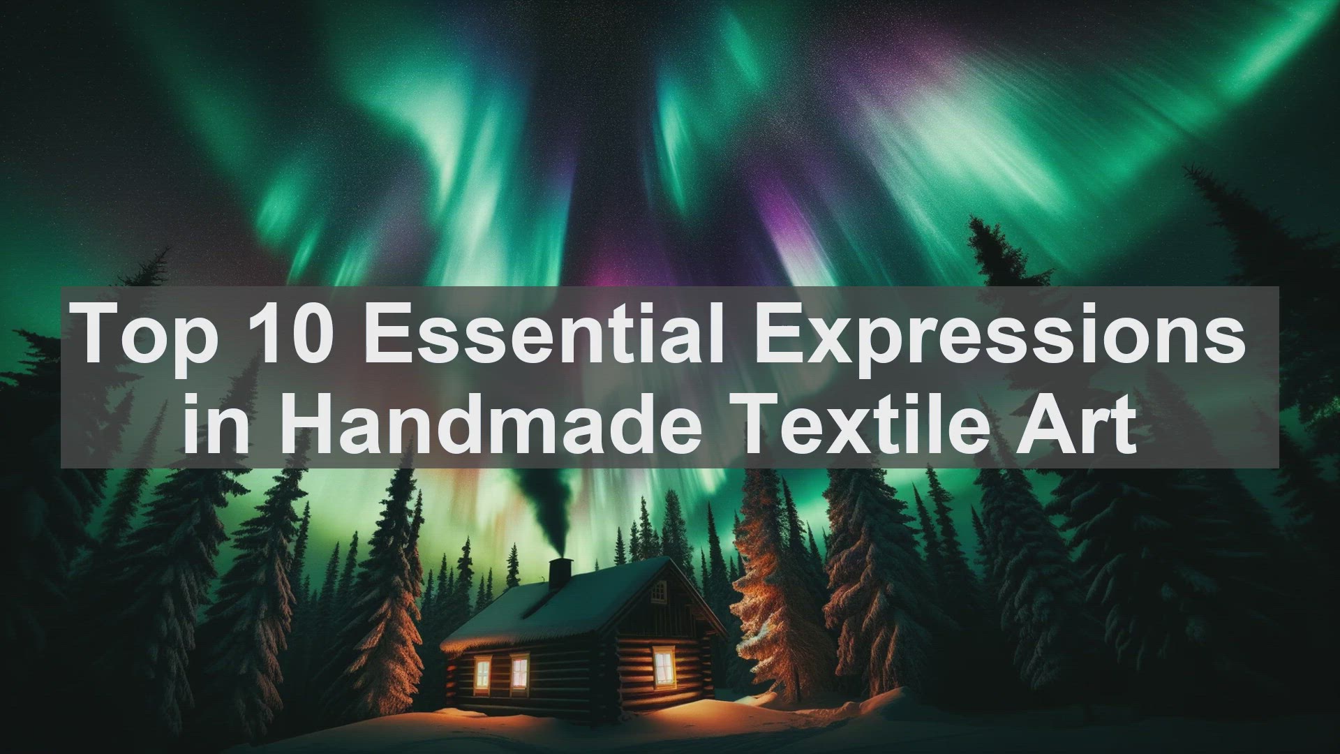 'Video thumbnail for Top 10 Essential Expressions in Handmade Textile Art'