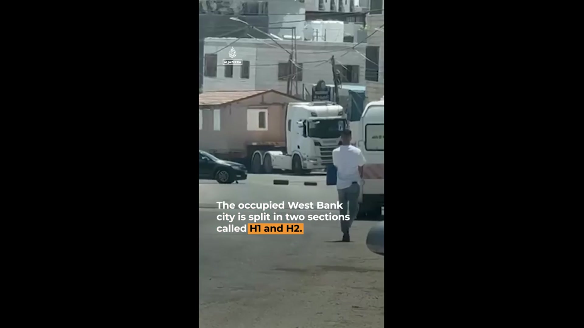 'Video thumbnail for Israel installs mobile housing units in Palestinian-controlled Hebron'