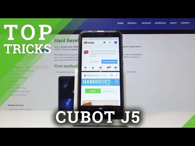 Video thumbnail for Top Tricks CUBOT J5 - Super Options / Best Apps