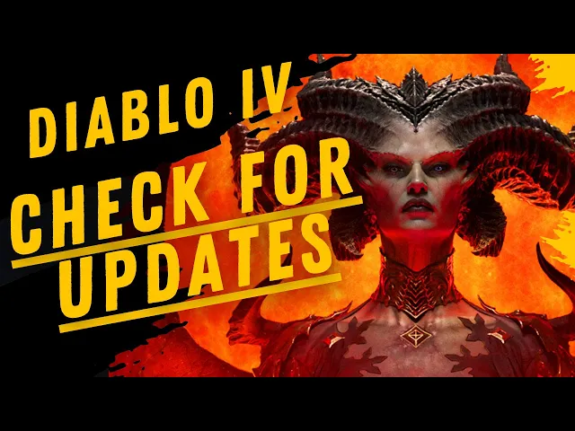 Video thumbnail for How To Check For Updates | Diablo IV