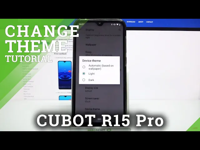 Video thumbnail for Personalize Phone Theme - CUBOT R15 Pro & Display Style