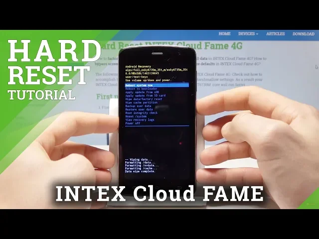 Video thumbnail for HARD RESET INTEX Cloud FAME 4G - Wipe Data / Factory Reset / Remove Screen Lock
