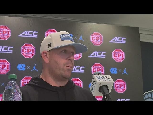 Video thumbnail for #UNC special teams coach Billy Miller press conference on the first day of practice